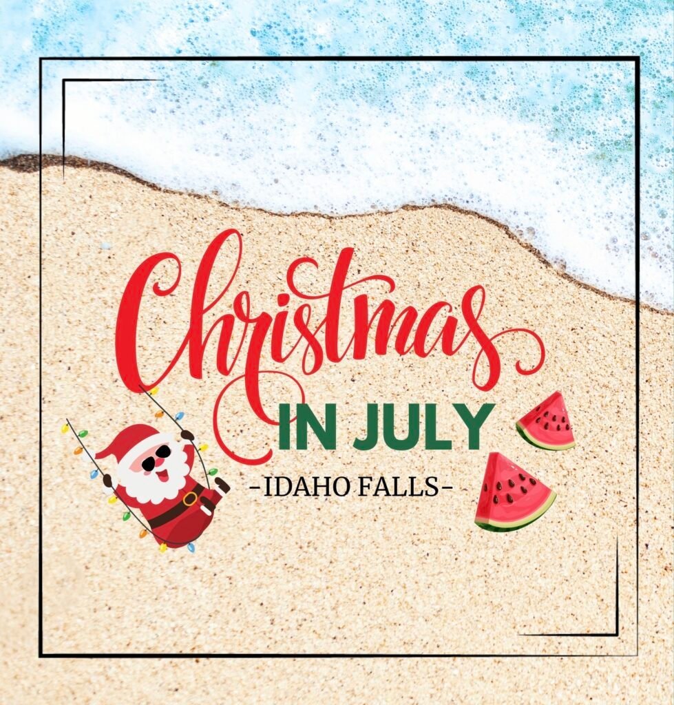 christmas in july flyer